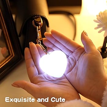 Rechargeable Heart Shape Purse Light