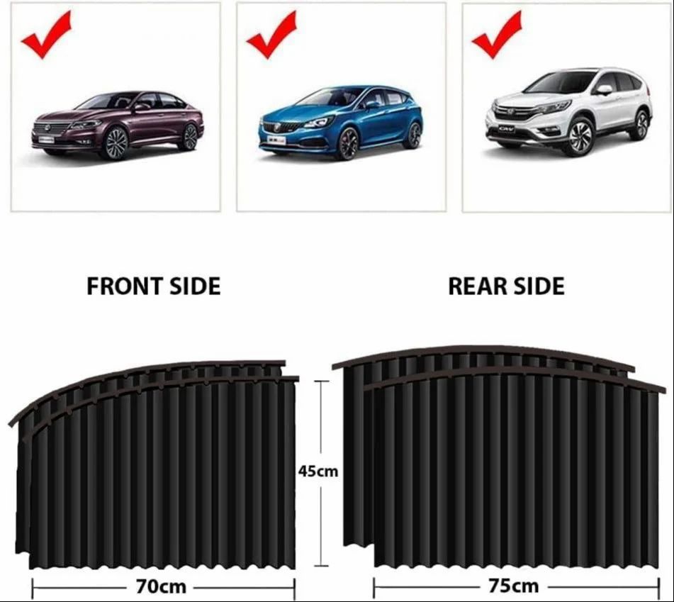 Magnetic Car Curtains