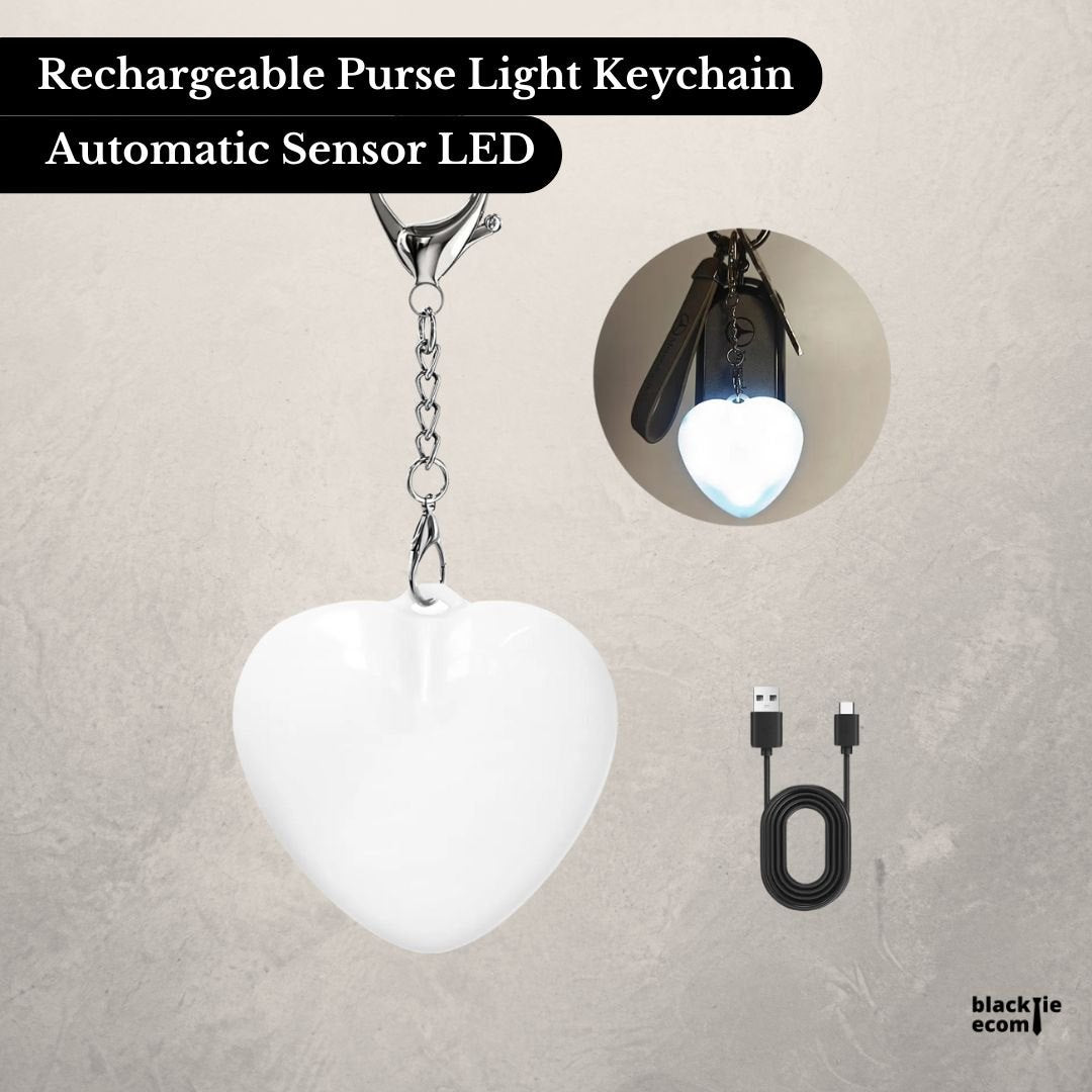 Rechargeable Heart Shape Purse Light