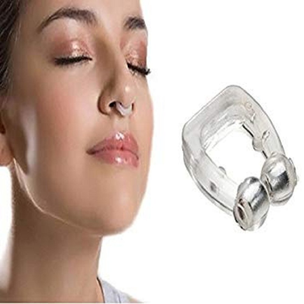 Anti Snore Free Sleep Silicone Magnetic Nose Clip