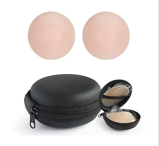 Reusable Silicone Nipple Covers With Zipper Pouch