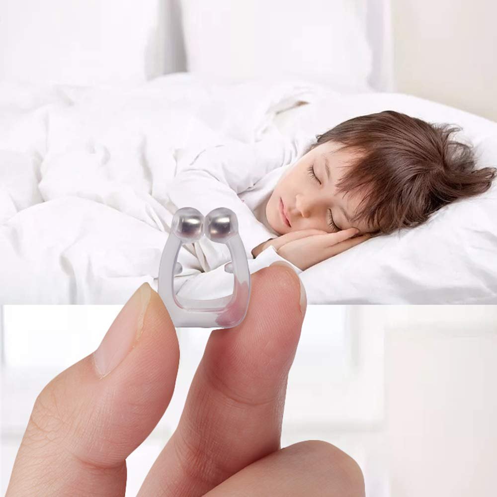 Anti Snore Free Sleep Silicone Magnetic Nose Clip