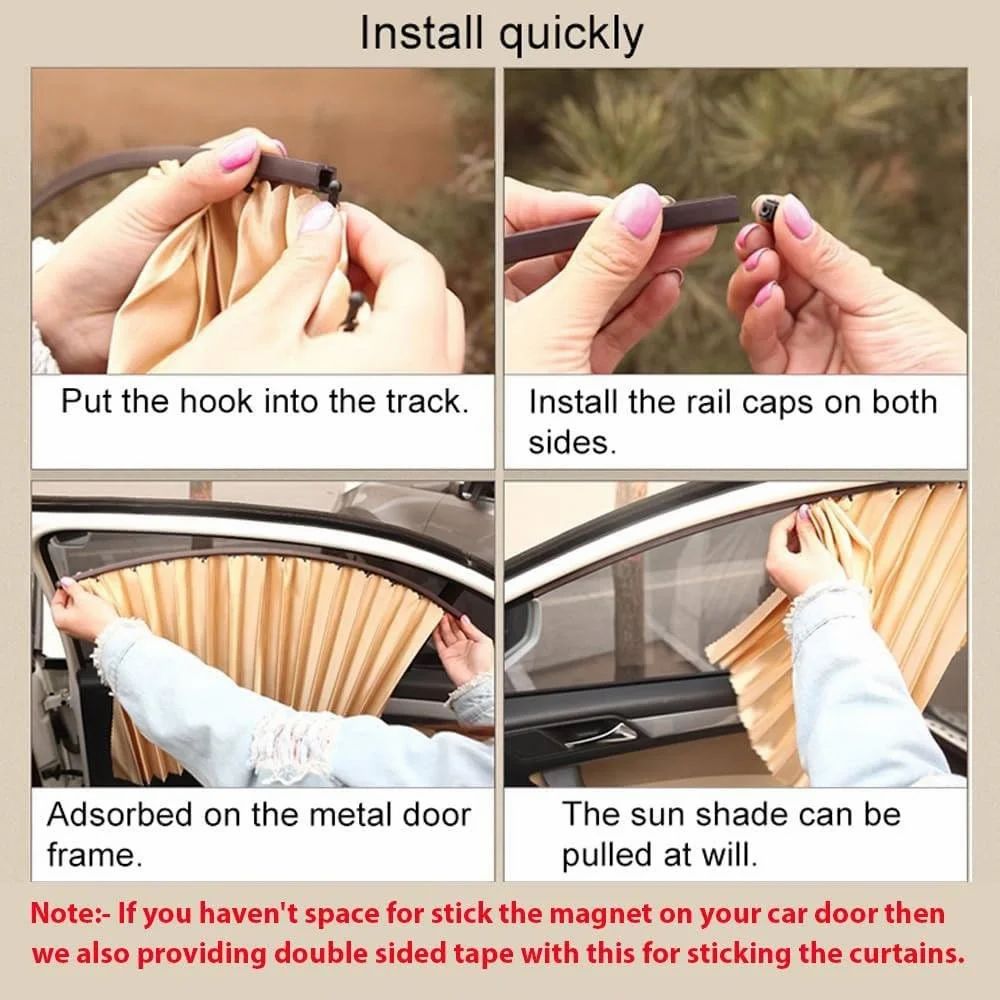 Magnetic Car Curtains